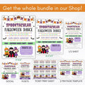 editable Halloween dance party printable flyer